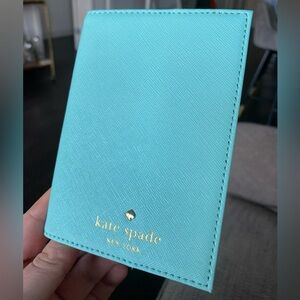 Teal Kate Spade Passport Holder